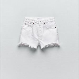 ZARA High Rise Denim Shorts NWT